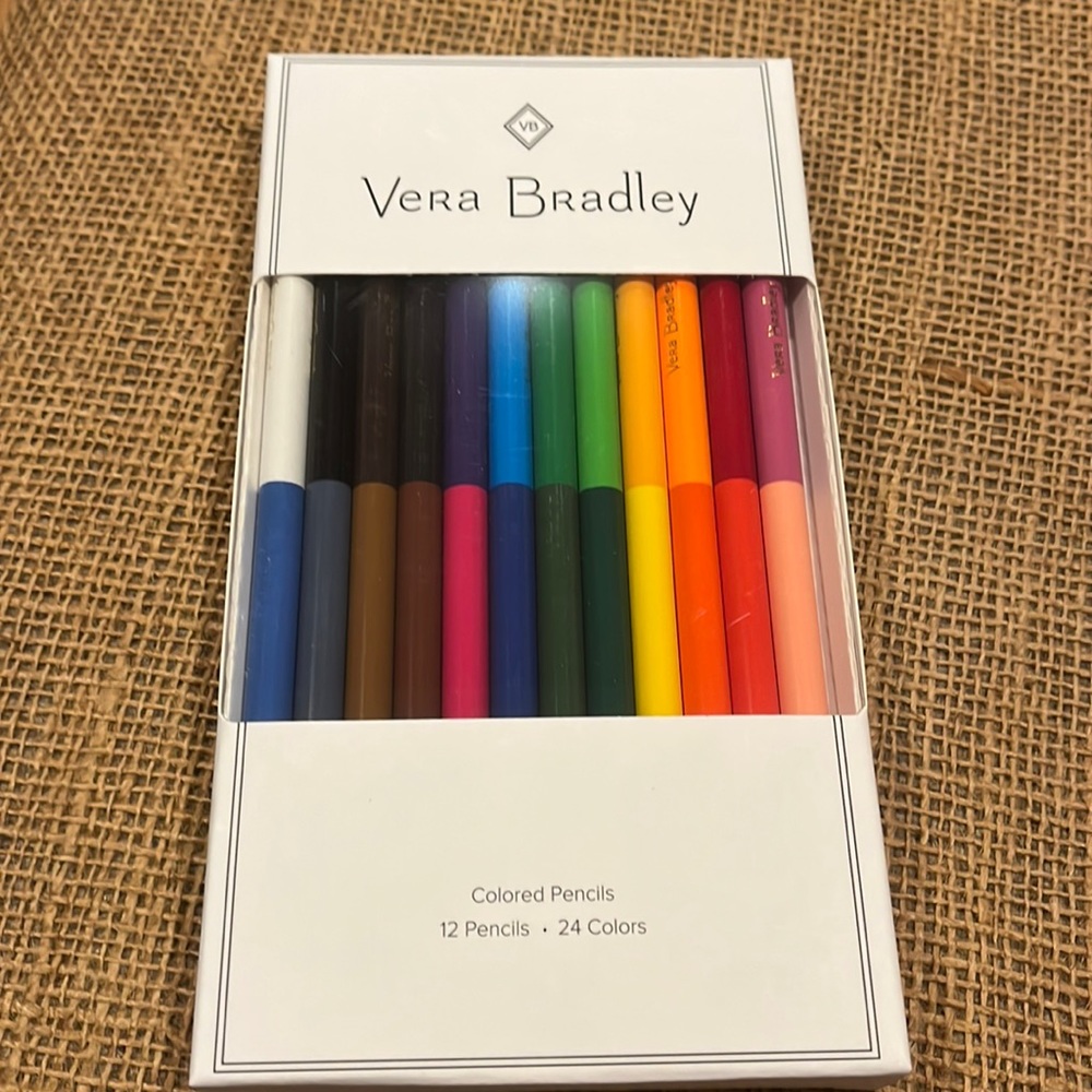 NIB Vera Bradley colored pencils